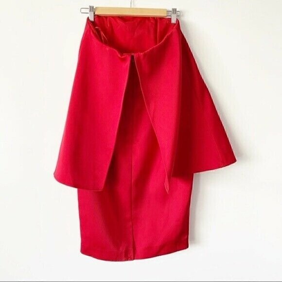 NEW Cameo Women's The Ascent Dress Size Small Strapless Scarlet Red - Picture 5 of 8